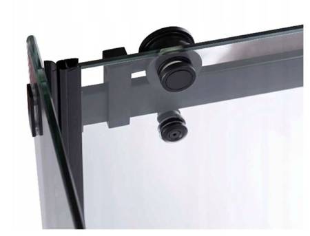 Calbati Kabina prysznicowa czarna 110x90 szkło 8mm 23178230
